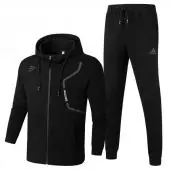 agasalho homme tracksuit sweatshirts joggers hoodie 1617 noir